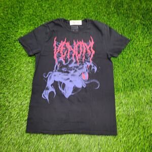 Marvel Universe Venom Shirt Womens S/M 18x26 Black Villain